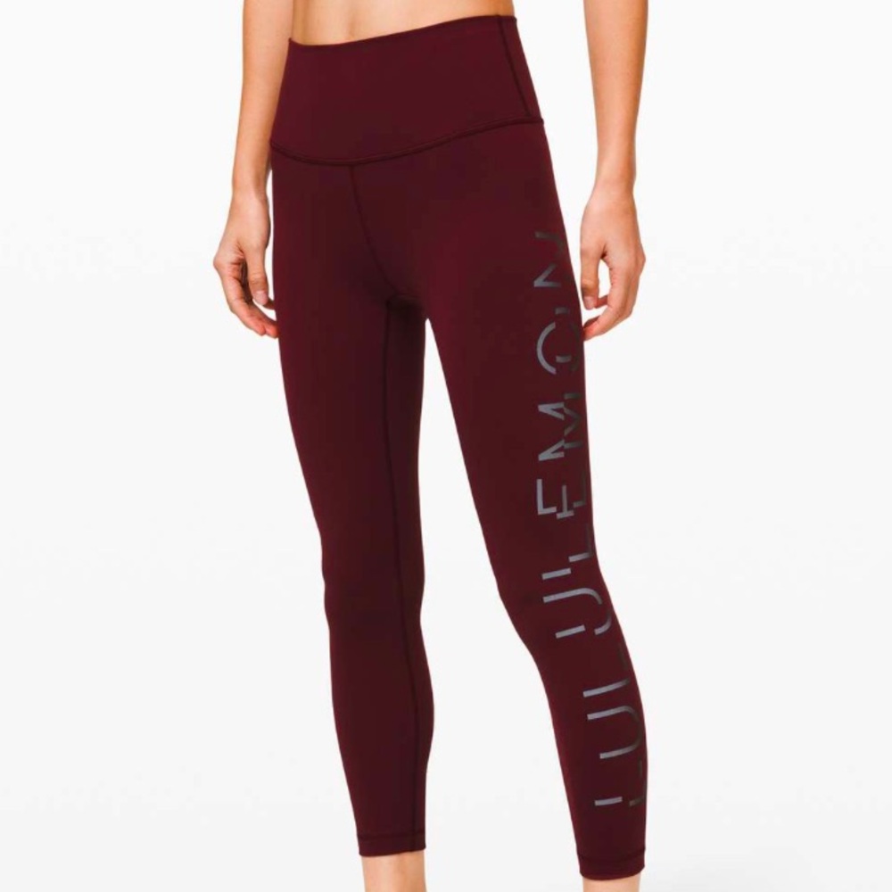 Lululemon Lunar New Year Garnet Wunder Under High Rise Tights